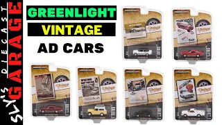 Quick Preview of the Upcoming 2022 Greenlight Vintage Ad Cars Series 6