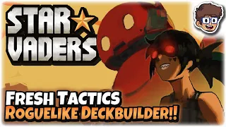 FRESH Turn-Based Tactics Roguelike Deckbuilder!! | Let's Try: Star Vaders