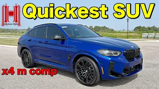 2024 BMW x4 m competition is the Quickest Crossover :All Specs Test Drive