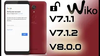 FRP 2018 ON ANY WIKO ANDROID 7 BYPASS GOOGLE ACCOUNT LAST UPDATE