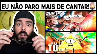 REACT- Rap do Dipper e Mabel-BEM-VINDO A GRAVITY FALLS/Rap do Bill Cipher-BEM-VINDO AO ESTRANHAGEDON