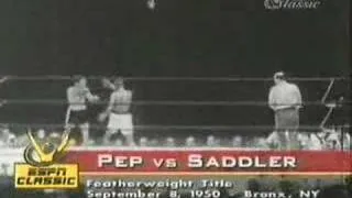 Willie Pep vs Sandy Saddler (1950)