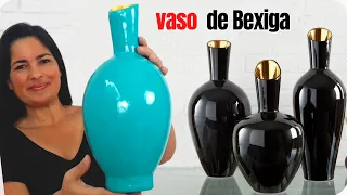 HOW TO MAKE BALLOON POT WITH MODERN DESIGNER | HOW TO MAKE flower VASE | balloon flower vase making