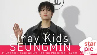 스트레이키즈 승민 '미소가 명품!' [STARPIC] / Stray Kids SEUNGMIN  - at Chanel Rouge Allure Event  202404023