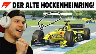 Mit über 300 km/h im 1999er Jordan auf dem alten Hockenheimring