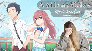 A ROLLERCOASTER & A LOT OF CRYING?! First Time Watching A Silent Voice [Movie Reaction]