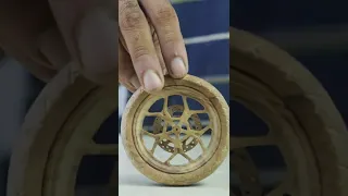 wooden bike tyre || wooden art ||