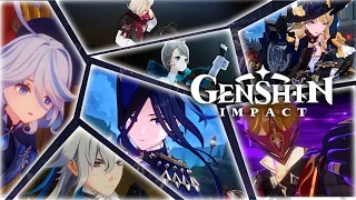 All Fontaine 4.0 Archon Quest Cutscene JP Voice Eng Sub - Genshin Impact