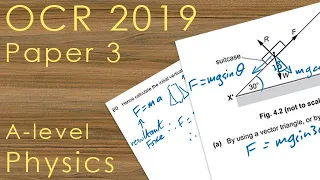 OCR 2019 Paper 3 - A-level Physics Past Paper