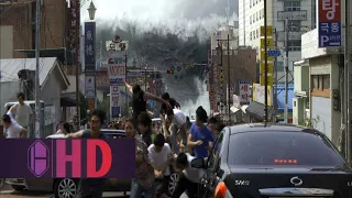 The Tidal wave Mega Tsunami (scenes from the film - Haeundae 2009) (1/3) clip world | clip