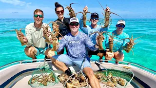 FIRST LOBSTER TRIP of 2021! Delicious Fried Spiny Lobster! Catch/Clean/Cook