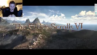 LIVE REACTION - ELDER SCROLLS VI TRAILER - Bethesda E3