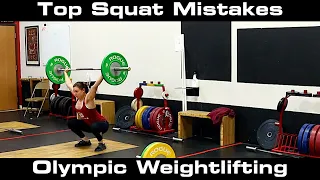 The Top 3 Squat Mistakes in Olympic Weightlifting