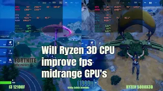 i3 12100f Vs Ryzen 5800x3d And 6700xt - Who's Holding Back