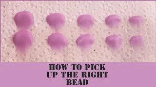 How to pick up the right bead | liquid to powder ratio | beginner's nail tutorial