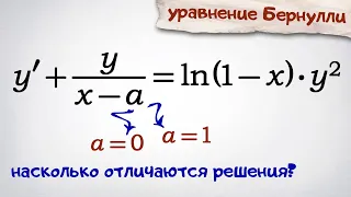 Дифференциальное уравнение Бернулли