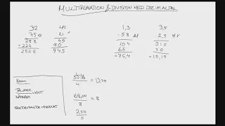 Åk 6 - Ingrid - Tal, talsystem och tal på tallinjen - Multiplikation och division med decimaltal