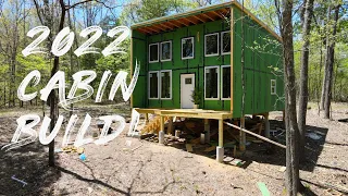 TIMELAPSE - We Built a Huge Cabin in 6 DAYS under 25 MINUTES!