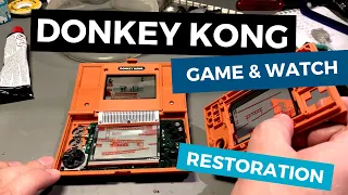Nintendo Donkey Kong - Game and Watch - Restoring and fixing