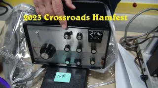 2023 Crossroads Hamfest Swap meet Kalamazoo MI Ham Antique Radios tubes parts extravaganza