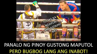 PANALO NG PINOY GUSTONG WAKASAN, PERO BUGBOG LANG ANG INABOT NYA!