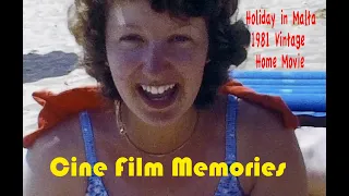 Holiday in Malta, 1981, Vintage Cine Film Home Movie