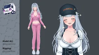 [  VTuber ] Truck Chan Model Showcase | Live2D