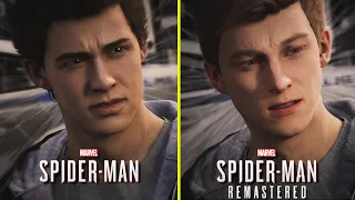 Marvel's Spider-Man Original vs Remastered All Cutscenes Comparison | PS4 vs PS5 Graphics Comparison