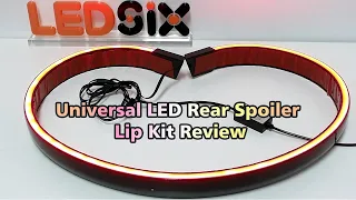 Universal LED Rear Spoiler Lip Kit Review