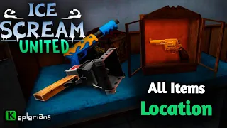 Ice Scream United: Multiplayer All Items Location