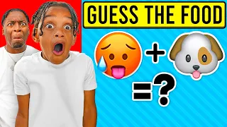 CAN YOU GUESS THE FOOD BY EMOJI 🍕🍔 | The Prince Family Clubhouse