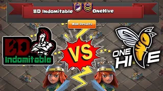 YouTubers Clans CWL Clash - BD Indomitable vs OneHive - Best TH13 CWL Attack | Clash Of Clans