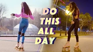 "I could do this all day" Roller skating 롤러스케이트