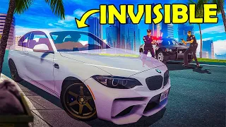 Robbing Banks Using Invisible Car in GTA 5 RP