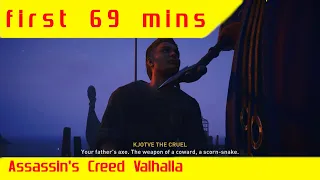 Assassin's Creed Valhalla ( first 69 mins ) ( Xbox Series S Gameplay )