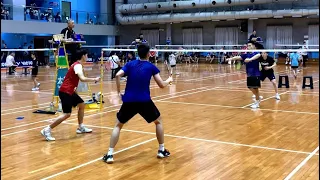 2024高羽盃羽球公開男雙 黃彥儒/姚厚任（仁武高中）vs 潘培綝/周承緯（Prosh / 亞柏雄中）#羽球 #badminton #比賽 #高雄 #日常 #男雙