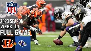 Cincinnati Bengals vs Baltimore Ravens 11/16/23 FULL GAME Week 11 | NFL Highlights Today