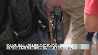 Group appeals ruling allowing enforcement of New Mexico governor's gun order