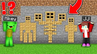 JJ and Mikey Found SECRET DOORS in The FORM of MOBS : IRON GOLEM vs WITHER in Minecraft Maizen!