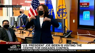 Biden and Harris visit the Centers for Disease Control and Prevention in Atlanta