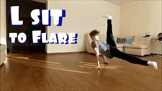 L-sit to Flare Variation