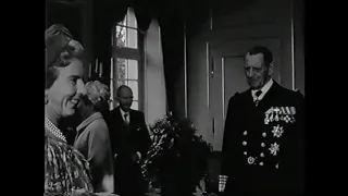 König Frederik IX und Königin Ingrid von Dänemark  in Kehrsatz