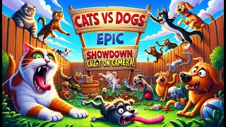Cats vs Dogs: Epic Showdown Caught on Camera!