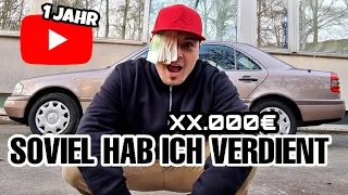 Wieviel verdient ein Youtuber? |  Fazit 1Jahr | Hinterhofjargon