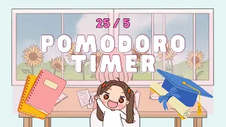 POMODORO TIMER 25/5 (1 Hour Session) | Boost Productivity and Stay Focused