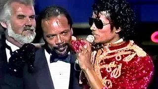 Michael Jackson with Diana Ross at American Music Awards 1984