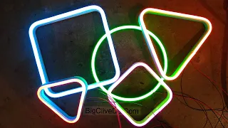 Make custom LED neon shapes