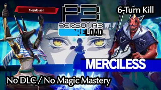 Persona 3 Reload - Elizabeth Boss Fight - 6 Turn Kill / No DLC / No Magic Mastery / Merciless