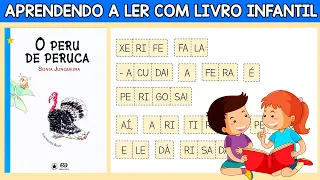 Textos curtos para aprender a ler - O Peru de peruca |Aprendendo a ler em casa | Ensinando meu filho