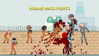 Stickman Fight -  Insane Escape from prison & Epic mass fights!